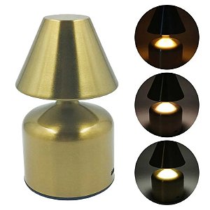 Luminária LED de Mesa em Metal