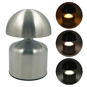 Luminária LED de Mesa em Metal