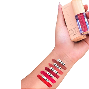 Batom Líquido Velvety Glass BG08 Ruby Rose