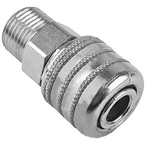 ST10073M-12N Engate rápido em aço galvanizado rosca macho NPT para lata pressão