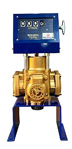 ST10032-150L Bloco volumétrico completo com numerador e base de fixação 1 1/2'' 150L