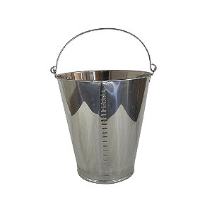 ST10063 Balde em Aço Inox graduado 20 Litros
