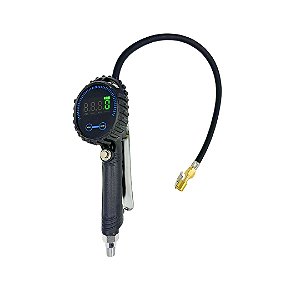 ST10227 Calibrador/Inflador Digital 5-200 PSI Automóvel/Caminhão - Preto