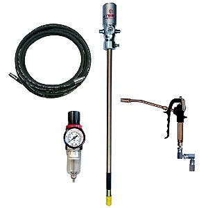 ST10361-KIT Kit PropulsoraPneumática Tambor 200kg para Graxa com gatilho e filtro regulador