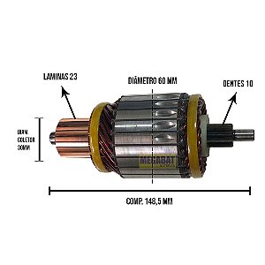 Induzido Motor Partida Iskra Médio