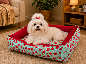 CAMA PET DUPLA FACE TAM G- 65x 50 CM