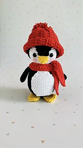 Pinguim Touquinha Vermelha