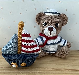Ursinho Marinheiro e Barco