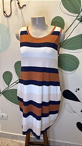 Vesstido Plus Size Casual