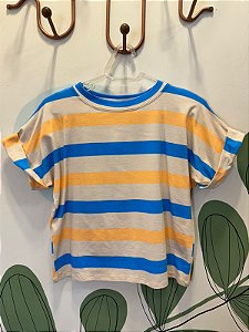 Blusa Manga dobrada Listrada