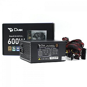 Fonte ATX 600W 80Plus Bronze Duex DX600FSE+ DX 600FSE+