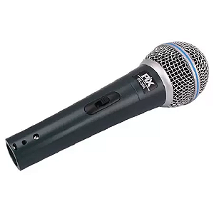 Microfone Dinâmico Unidirecional C/ Fio PX-58A 055-0560 PIX