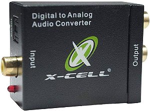 Adaptador Conversor Óptico X 2RCA X-Cell XC-CV/OP