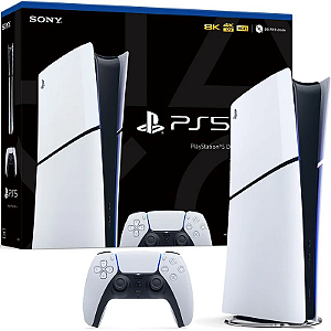 Playstation 5 Slim 1TB 8K Midia Digital CFI-2014 CFI-2014B PS5