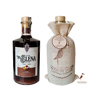 Licor Fino de Café, Cacau e Baunilha Natural Vó Elena 750ml
