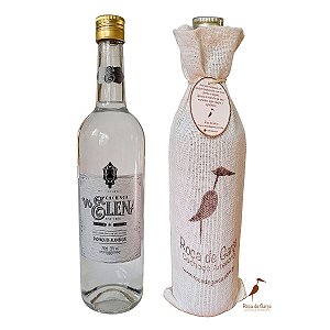 Cachaça de Alambique Vó Elena Garrafa Tradicional Armazenda em Tóneis de Inox 750ml