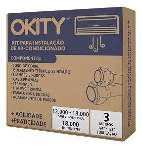Kit Instalação Ar condicionado 12.000/18.000btus