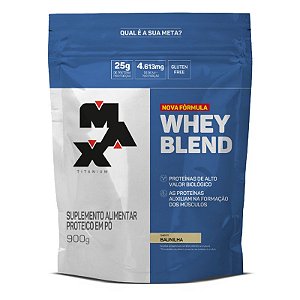 Whey Blend 900g Nova Fórmula - Max Titanium