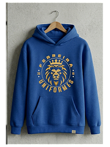 Moletom com capuz e bolso