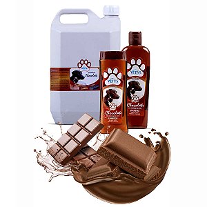 Shampoo Vetys tradicional chocolate para cães e gatos
