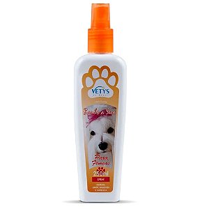 Spray banho a seco Vetys do Brasil para cães e gatos