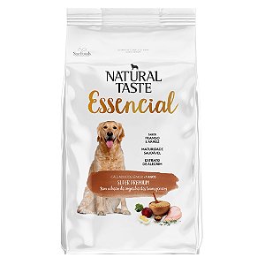 Ração Natural Taste Essencial para cães adultos Sênior 10,1 kg