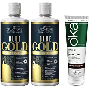 KIT BLUE GOLD PASSO 1 E 2 SALVATORE - 500ML
