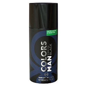 DESODORANTE BENETTON COLORS MAN BLACK BANDERAS - 150ml