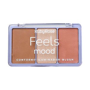 PALETA DE CONTORNO ILUMINADOR BLUSH - RUBY ROSE