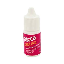 COLA PARA UNHAS POSTICAS COM PINCEL RICCA - 5g