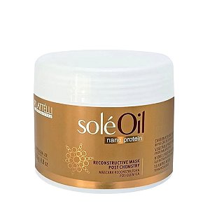 MASCARA RECONSTRUTORA SOLE OIL 250G - PLATTELLI PROFISSIONAL