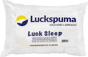 Travesseiro 45X65X12 Flocos Luck Sleep Luckspuma
