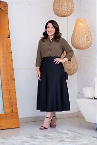 Saia Malha Prada Poliamida