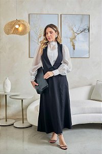 Conjunto Salopete e Blusa Manga Longa