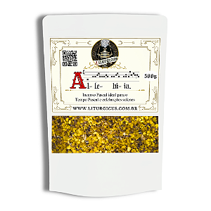 Incenso Liturgicus Alleluia -  Embalagem econômica 500g - Edição especial para a Páscoa e Solenidades