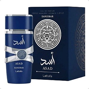 Perfume Arabe Lattafa Asad Zanzibar EDP 100ml Masculino