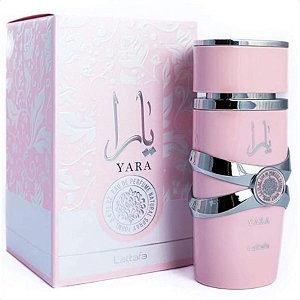 Perfume Arabe Feminino Lattafa Yara Rose EDP 100ml