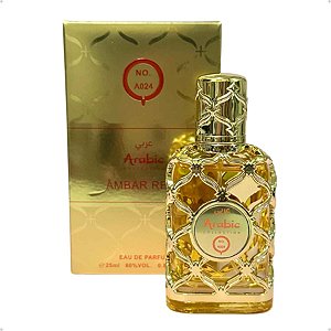 Perfume Arabic Âmbar Real A024 - Unissex 25ml