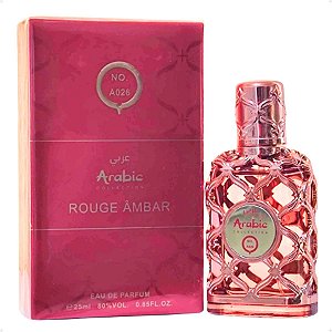 Perfume Arabic Rouge Âmbar A026 - Unissex 25ml