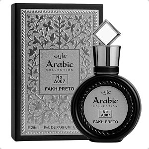 Perfume Arabic Fakh. Preto A007 - Masculino 25ml