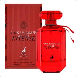 Perfume Arabe Maison Alhambra Pink Shimmer Secret Intense Feminino EDP 100ml