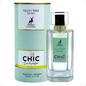 Perfume Arabe Maison Alhambra Chic Velvet Vert Secret Feminino EDP 100ml