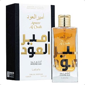 Perfume Arabe Ameer Al Oudh Intense Oud Lattafa Unissex EDP 100ml