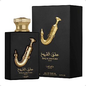 Perfume Arabe Ishq Al Shuyukh Gold Lattafa Unissex EDP 100ml