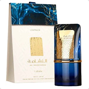 Perfume Arabe Al Nashama Caprice Lattafa Masculino EDP 100ml