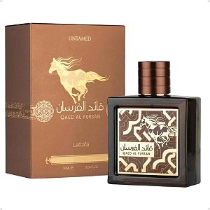 Perfume Arabe Qaed Al Fursan Untamed Lattafa Masculino EDP 100ml