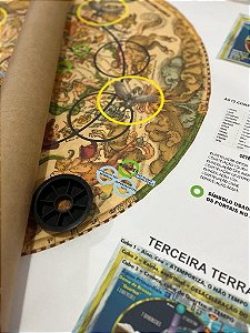 1 x Tubo com Mapas ( Conjunto com 4 mapas)