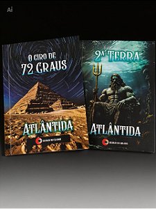 Conjunto com os 2 Livros (O Giro de 72 Graus - Atlântida / 2ª Terra - Atlântida )  ( Prazo e envio 20 dias)