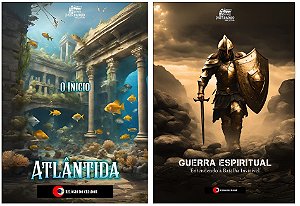Conjunto com os 2 Livros ( Guerra Espiritual   /  O Início - Atlântida )