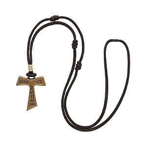 Tau Franciscano com Pingente de Metal